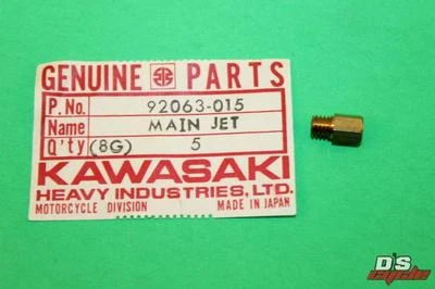 Nuevo de Lote Antiguo Kawasaki OEM Main Jet 140A A1SS A7 F4 1970 G31M 92063-015 Foto 1 de 3