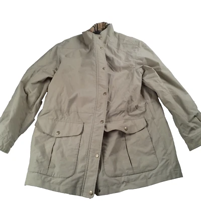 BURBERRY Jacket Large Beige Womens Coat Padded Fleece Lined - Image 1 of 4