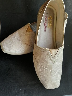 Zapatos planos BOBS By Skechers color rosa brillante para mujer de lino talla 6 A16 Foto 1 de 3