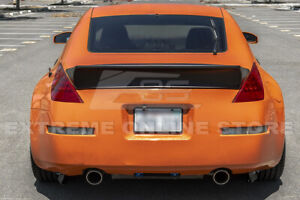 For 03-08 Nissan 350Z RB Style ABS Plastic Ducktail Rear Trunk Lid Wing Spoiler