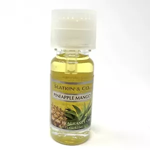 NEW! Bath & Body Works / Slatkin & Co. PINEAPPLE MANGO Home Fragrance Oil .33 OZ - Picture 1 of 4