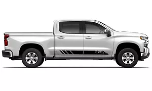 Side mountain stripe graphics stickers decal compatible with Chevrolet Silverado - Picture 1 of 15