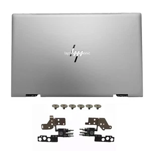 New For HP Envy X360 15M-ED1013DX 15-ED 15M-ED LCD Back Cover Lid Hinges Silver - Picture 1 of 9