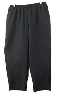 Alfred Dunner Womens 18W Black Pull-On Pants - Picture 1 of 12