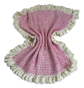 HANDMADE CROCHET Blanket Afghan Lapghan Knee Throw Cot Block Stitch 86cm x 86cm - Picture 1 of 5