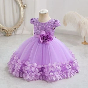2024 Girls' performance dress lace princess skirt is 110cm - Picture 1 of 3
