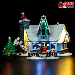 LED Licht Kit für den Besuch des Weihnachtsmanns - kompatibel mit LEGO® 10293 Set (Classic) - Bild 1 von 12