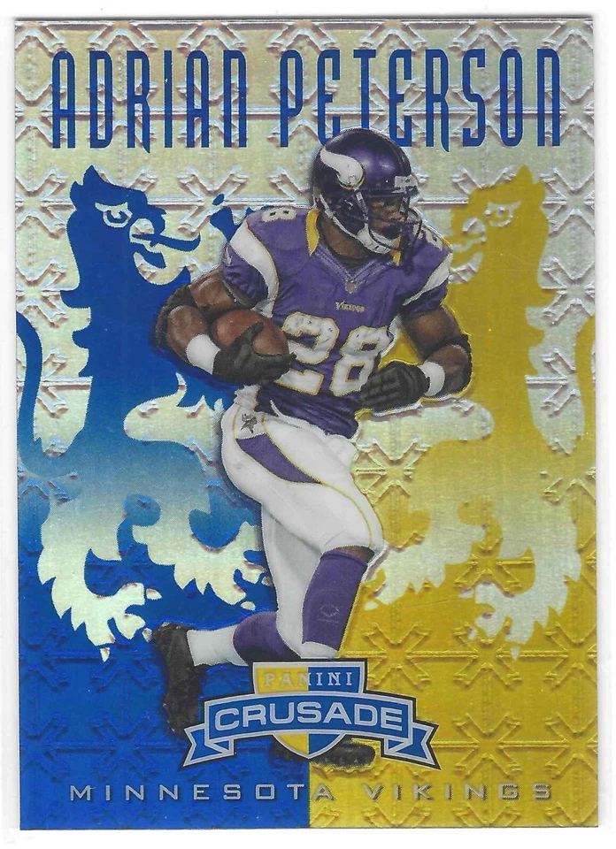 Adrian Peterson 2013 Panini Rookies & Stars Crusade Refractor #2 - Vikings - Image 1 of 2