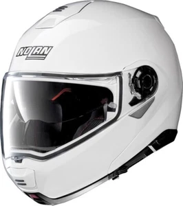 Casco de motocicleta Nolan N100-5 clásico de metal blanco abatible delantero M - Imagen 1 de 1