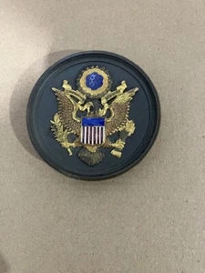 U.S. The Great Seal Brass Paperweight Wm.H. Horstmann Co. - Picture 1 of 2