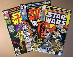 Star Wars #11, #18 & #27, Marvel Comics, 1978. Original, echt. - Bild 1 von 10