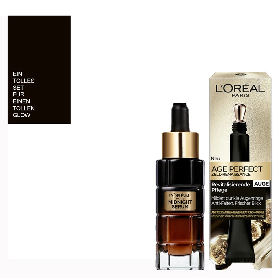 (1L|1111,11)2tlg Loreal Age Perfect Zell Renaissance Midnight Serum & Augencreme - Bild 1 von 1