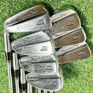 Lefty Mizuno Pro MS-3 Iron Set 7pcs 4-Pw Flex R Regular Dynamic Gold R400 - Picture 1 of 9