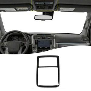 Carbon Fiber Style Roof Reading Light Lamp Frame Decoration Trim For 4runner 10+ - Picture 1 of 10