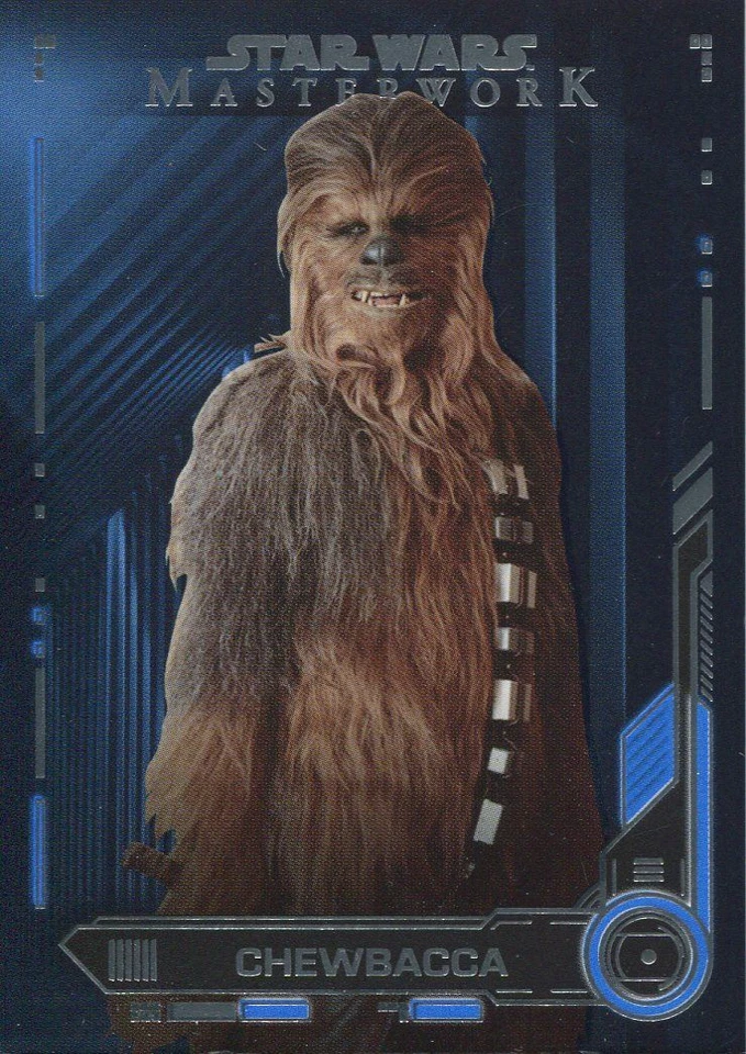 Star Wars Masterwork 2019 Blue Base Card #4 Chewbacca - Image 1 of 1