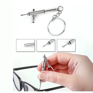 3 in 1 Mini Screwdriver Tool Repair set keyring for Watch, Glasses, Mobile Phone - Picture 1 of 17