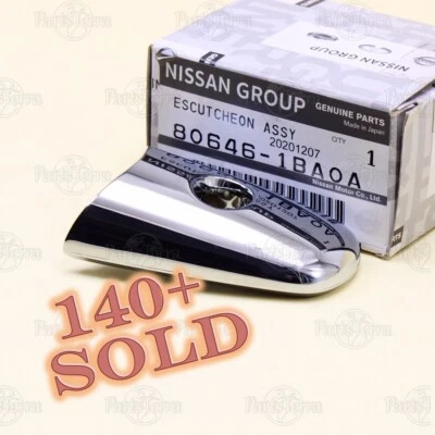 OEM Nissan INFINITI FX35 QX50 QX56 Frontal LH=RH Exterior Manija de Puerta Cubierta Cromada Foto 1 de 4