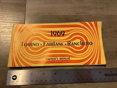 Vintage 1969 Ford Torino, Fairlane, Ranchero Owners Manual - Image 1 of 4