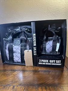 NUEVO CON ETIQUETAS Steve Madden Mini y Micro Bandolera Bolso de Hombro 2 Piezas Regalo Cartera Transparente - Imagen 1 de 4