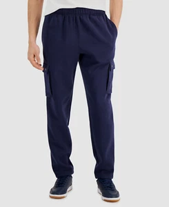 $36 ID Ideology Men's Blue Fleece Performance Jogger Cargo Sweatpants Size S - Picture 1 of 1