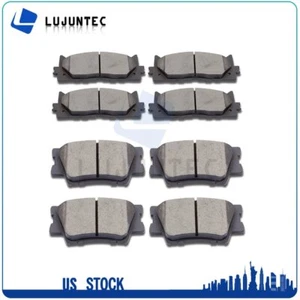 Pastillas metálicas de freno delanteras traseras para Toyota Camry Lexus ES350 2007 2008 2009-2017 - Imagen 1 de 5