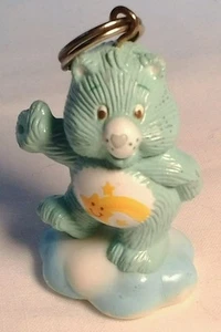  1985 Wish Care Bear 2 inch Figural Attachable Friend Bear Figure Hard Plastic  - Picture 1 of 4