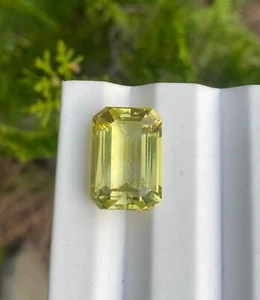 16.90 Carat Natural Citrine Emerald Cut Loose Gemstone From Brazil – AAA Quality - Picture 1 of 7