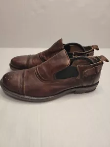 Bed Stu Shoes Mens SZ 11 Duomo Oak Brown Leather Slip-On - Picture 1 of 11