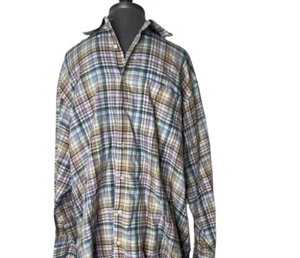 Peter Millar Dress Shirt Colorful Size Large 100% Cotton - Picture 1 of 7