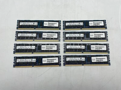 Cisco 8GB 2Rx4 PC3 DDR3 Server RAM, UCS-MR-1X082RZ-A, 15-14069-01 - Lot of 8 - Image 1 of 4