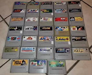 Nintendo Super Famicom Various Games Lot - Good Condition - Picture 1 of 6