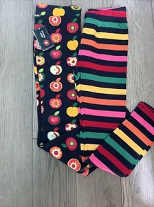 Gymboree Lot Of 2 Apple Orchard Leggings Pants Size:7 NEW/NWT - Picture 1 of 2