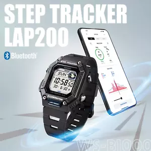 Reloj Casio Step Tracker Bluetooth Conectado Correa de Resina Negra WS-B1000-1AVDF - Imagen 1 de 8