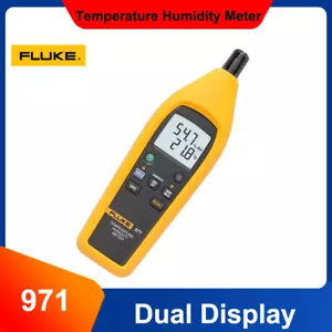 Fluke 971 Temperature Humidity Meter Measures Dew Point and Wet Bulb Temperature - Picture 1 of 7