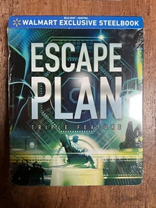 Escape Plan - Triple Feature w. Steelbook (Blu-ray + Digital, Region Free) *NEW* - Picture 1 of 4