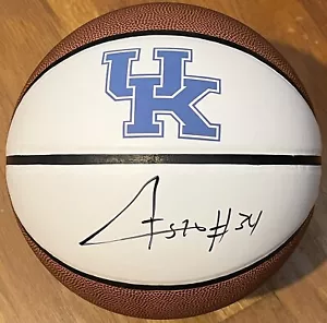 Oscar Tshiebwe Signed Autographed Kentucky Wildcats Logo Basketball PSA/DNA COA - Picture 1 of 2