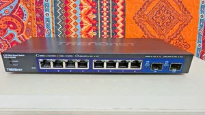 TRENDnet TEG-3102WS 10-Port Multi-Gig Web Smart Switch, 8 x 2.5GBASE-T, 2 x 10G - Picture 1 of 10