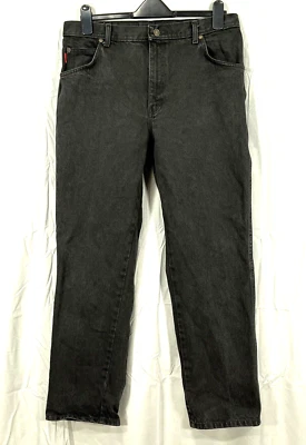 VTG 90's BBC BUGLE BOY COMPANY Black DENIM Men's JEANS Tag-34x30 Measures=32x30 - Image 1 of 4