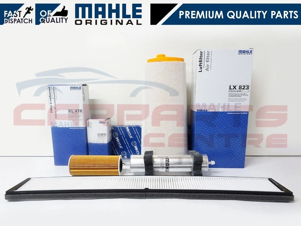 FOR BMW 3 SERIES E46 320D MAHLE ENGINE AIR OIL FUEL CABIN FILTER SERVICE KIT - Image 1 of 1