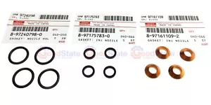 GENUINE Holden Jackaroo 4JX1 3.0 Litre Turbo Diesel Injector Sealing Washer Kit - Picture 1 of 5