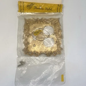 Florenta of California vergoldet Florentiner Stil Schalterplatte Steckdose Abdeckung  - Bild 1 von 5