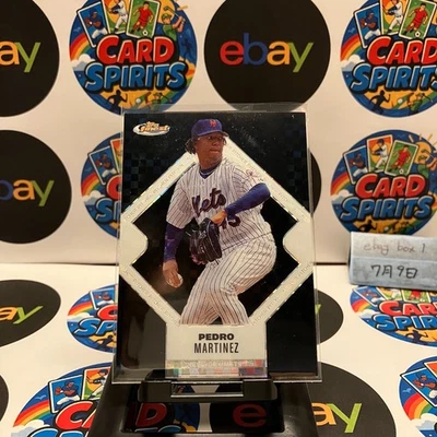 2006 Topps Finest Pedro Martinez 22/25 New York Mets X-Fractor Card - Image 1 of 2