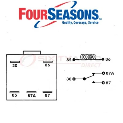 Four Seasons HVAC Blower Motor Relay for 1995-1997 Buick Riviera - Heating qq Foto 1 de 4