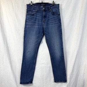 Calvin Klein Jeans Mens Size 32X32 Straight Jeans Dark Wash Stretch Denim CKJ035 - Picture 1 of 9
