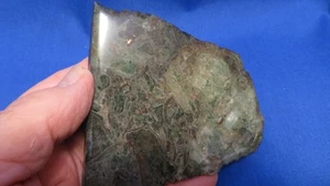 Raro espécimen de preparación de museo de patricianita natural inclusiones de cobre brillante 5,5 oz - Imagen 1 de 8