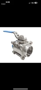 Ohio Valve 366FW 2 Inch Full Port Stainless Steel Ball Valve Socket Weld - Picture 1 of 1