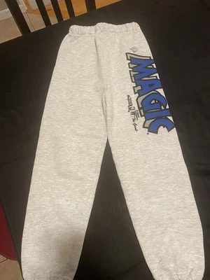 Vintage 90s Orlando Magic The Game  Jogger Sweatpants Kids Youth Small RARE - Image 1 of 3