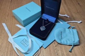 Tiffany & Co Silver Heart Tag Pendant Necklace – Excellent Condition - Picture 1 of 5