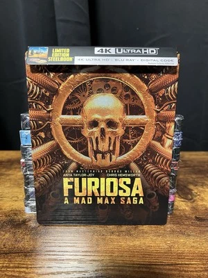Furiosa: A Mad Max Saga Steelbook [4K UHD + Blu-ray] - Pre Owned - Image 1 of 2