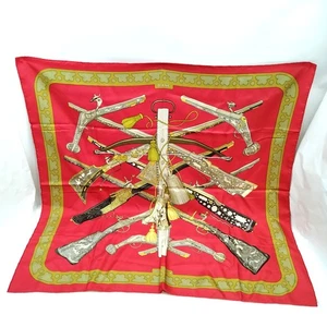 Hermes scarf Carre 90 Reds Silk100% 4401844 - Picture 1 of 11